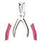 1mm Hole Punch Hole Puncher Paper Punch Punchers with Pink Grip for Craft Paper (Small Circle)
